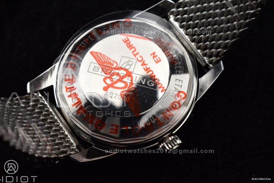 on Bezel A and RG Mesh WaterResistant Dial SuperOcean 1172 Blue BLSF Bezel Bracelet Blue Ceramic 42mm SS II Heritage 0516